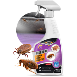 Floh- und Zeckenabwehrmittel für Zuhause, No Pest Pest Done Spray 500ml