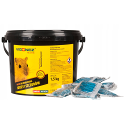 VIGONEX pâte pour souris et rats, 1,5 kg