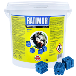 Ratimor | Brodifacoum | 0,029g |  Würfel | Stark | 3 kg