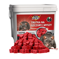 Rattengift und Mäusegift, Nagetiergift 3 kg No Pest® Bromadiolon Rote Würfel
