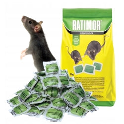 RATIMOR, Difenacoum,  Paste für Mäuse und Ratten, 1 kg