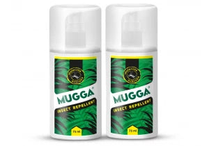 2x Mugga Classic Spray 9,5% DEET. Środek, preparat na komary dla ludzi