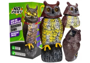 Dźwiękowy odstraszasz ptaków, dzikich zwierząt No Pest® Sowa