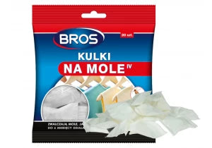 Kulki na mole w szafie Bros o zapachu kwiatowym 20 szt.