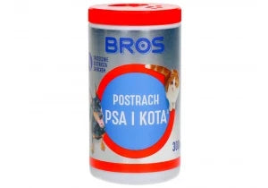 Odstraszacz psów, kotów granulat. Postrach psa i kota BROS 300ml.