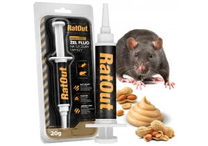 Skuteczny wabik na szczury, myszy, kuny RatOut® Gel do pułapek, żywołapek i lepów 30g