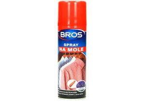Środek na mole odzieżowe. Spray na mole ubraniowe Bros 150 ml